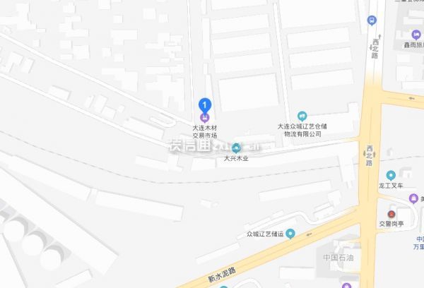 大连木材交易市场图片/